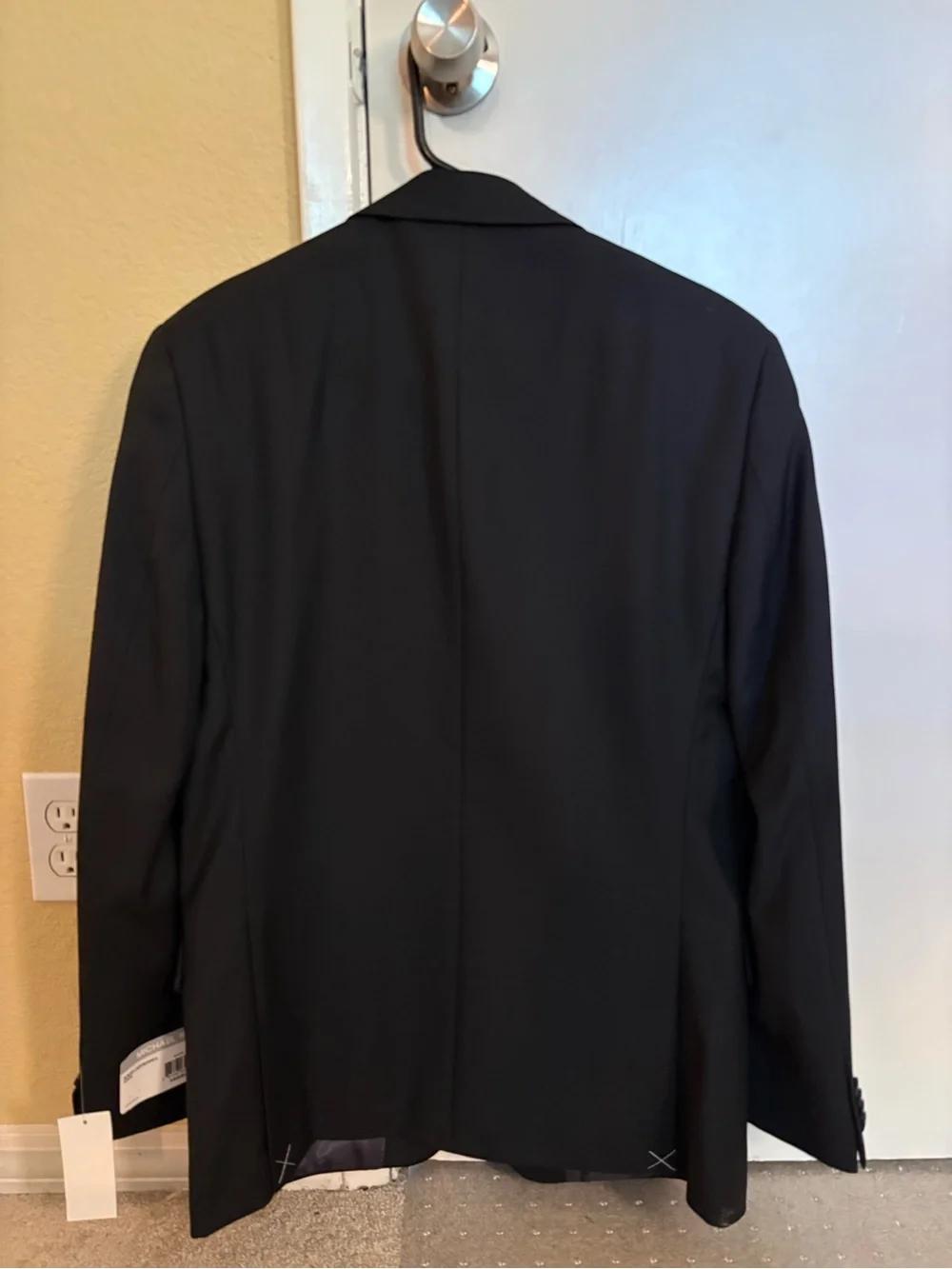 Michael Kors Black Men's Two-Button Suit Blazer